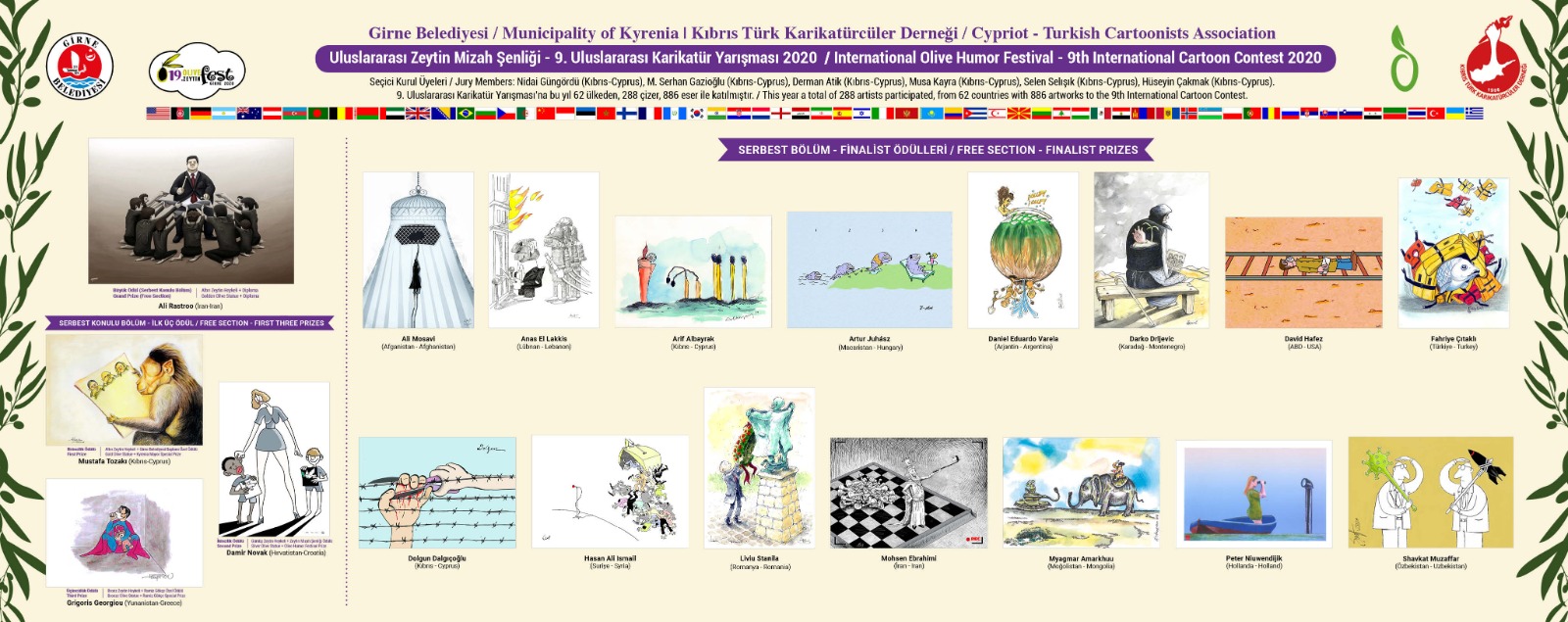 Zeytin Karikatürleri web sitesi yeniden hizmette