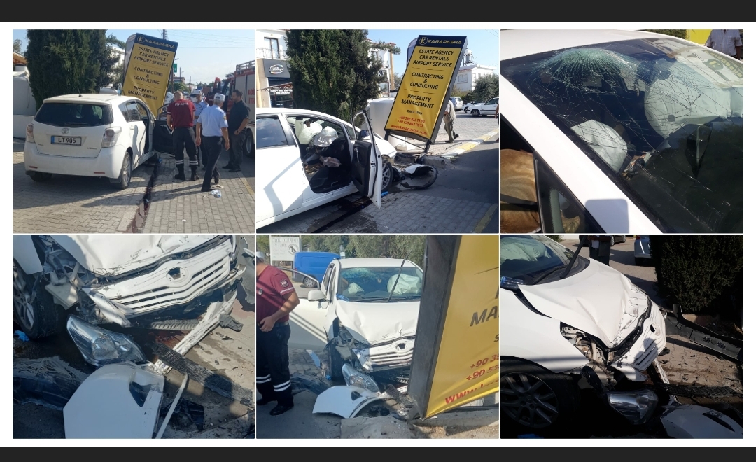 Girne’de meydana gelen trafik kazasında 1 kişi hayatını kaybetti