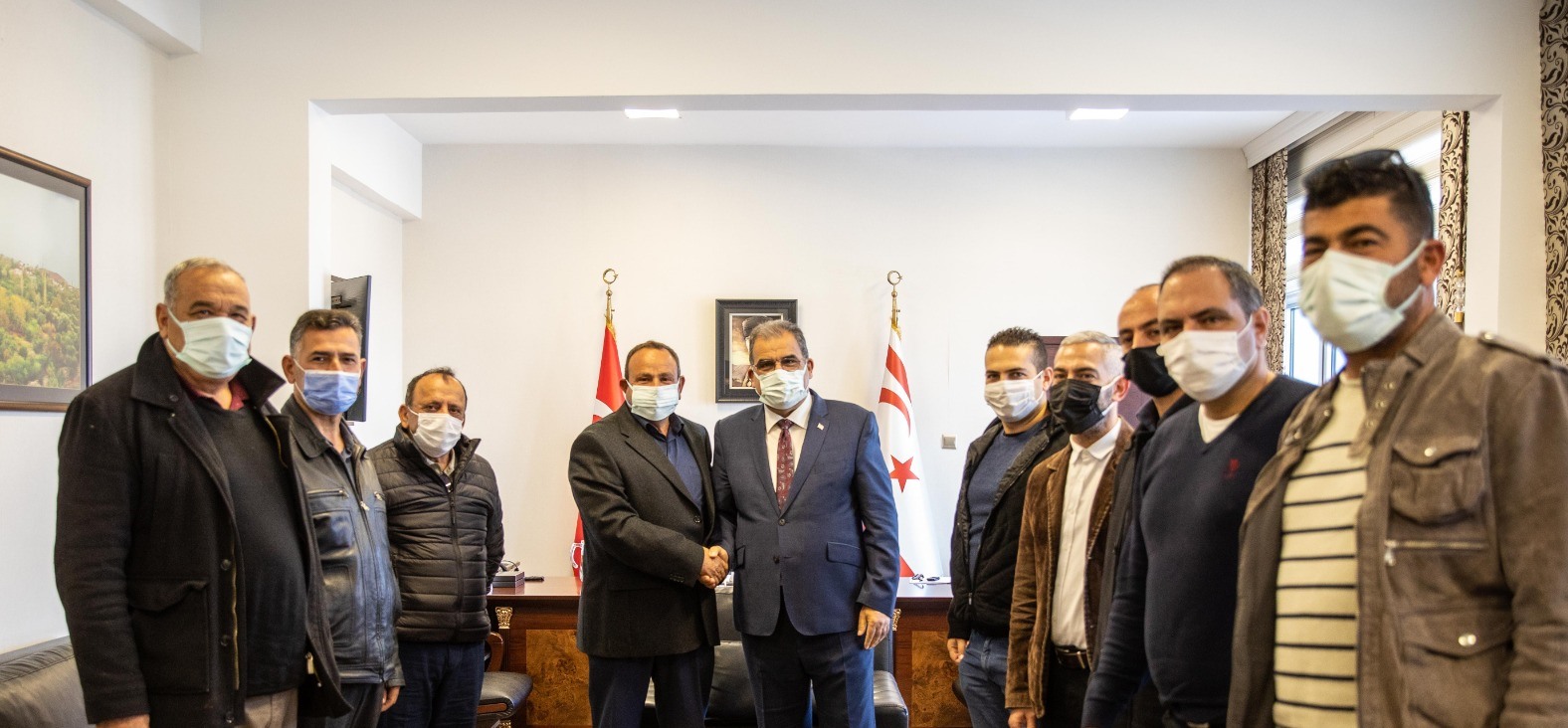 Başbakan Sucuoğlu, Patates Üreticileri Birliği ve Ziraat Odası heyetlerini kabul etti