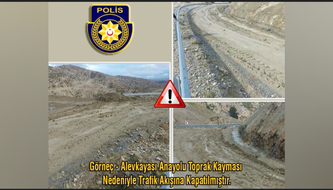 Dikkat! Toprak kayması nedeniyle yol kapandı – BRTK