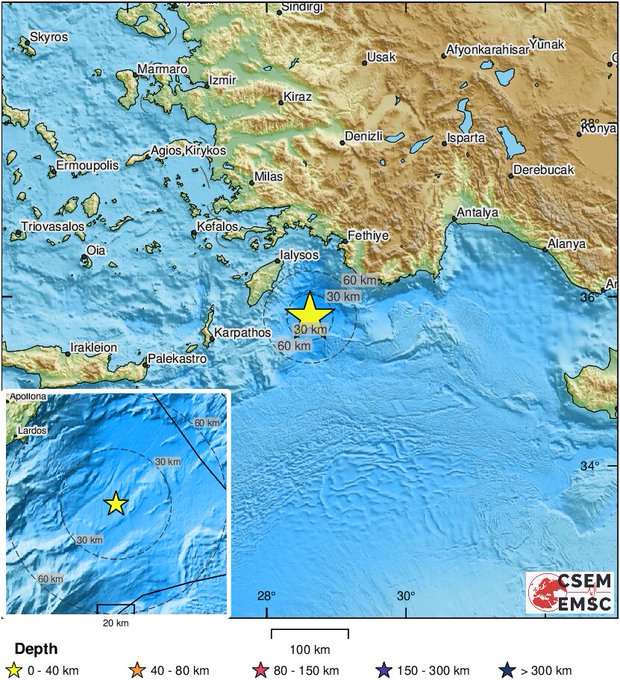 Fethiye açıklarındaki deprem Kıbrıs’ta da hissedildi