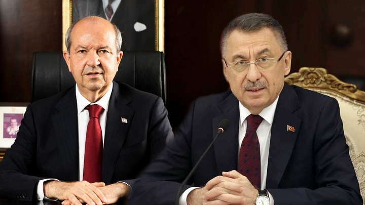 TC Cumhurbaşkanı Yardımcısı Oktay, Cumhurbaşkanı Tatar’a geçmiş olsun dileklerini iletti