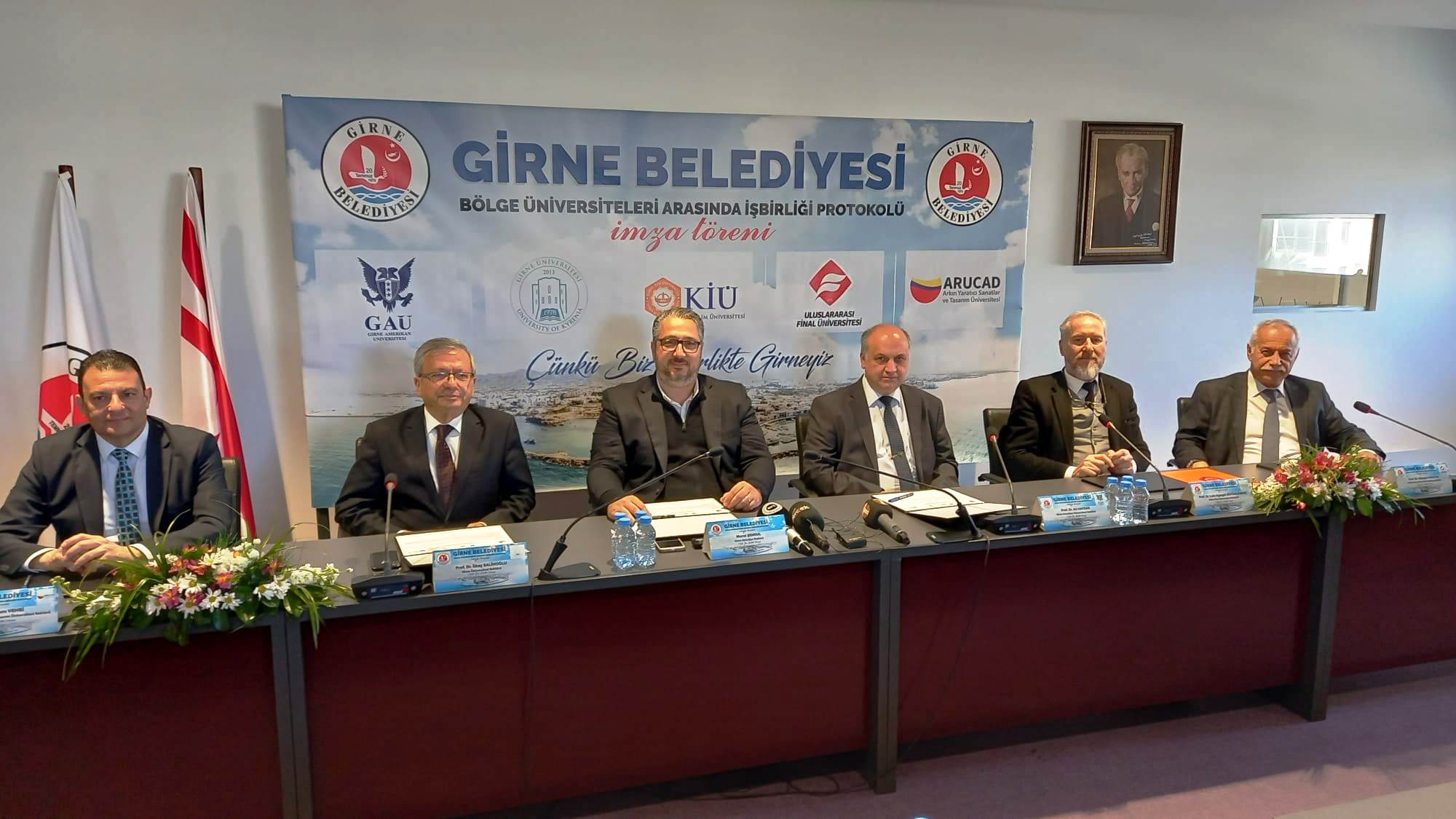 Girne Belediyesi ile 5 bölge üniversitesi iş birliği protokolü imzaladı