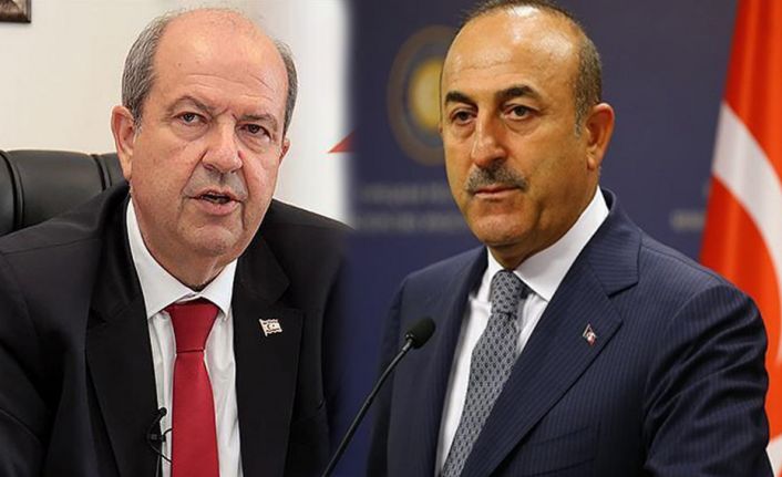 TC Dışişleri Bakanı Çavuşoğlu, Cumhurbaşkanı Tatar’a geçmiş olsun dileklerini iletti
