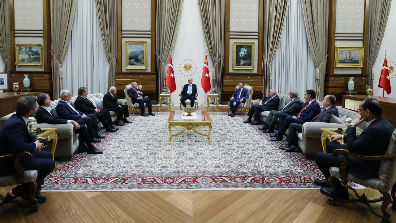 TC Cumhurbaşkanı Recep Tayyip Erdoğan’ın kabulü