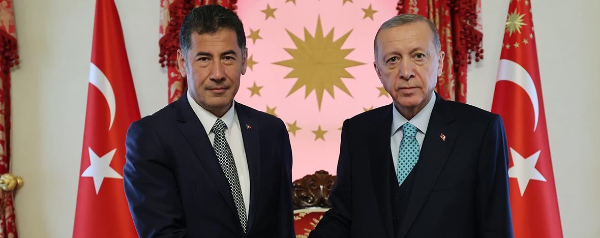 TC Cumhurbaşkanı Erdoğan, Sinan Oğan’ı kabul etti