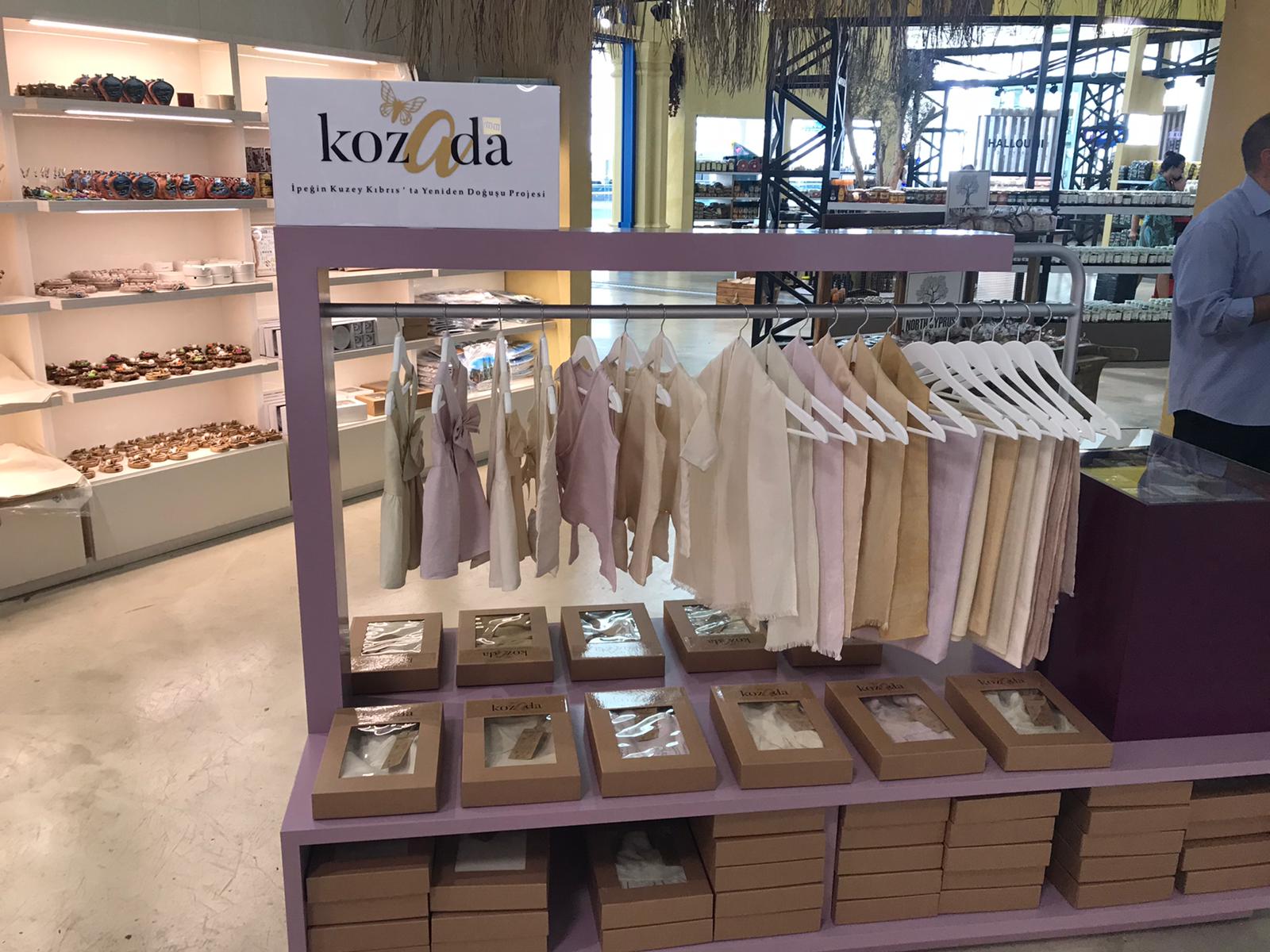 “Kozada” ürünlerinin satışına Ercan Havaalanı’nda başlandı