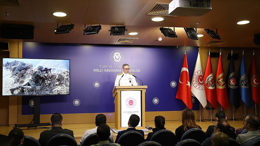 TC Milli Savunma Bakanlığında basın bilgilendirme toplantısı yapıldı