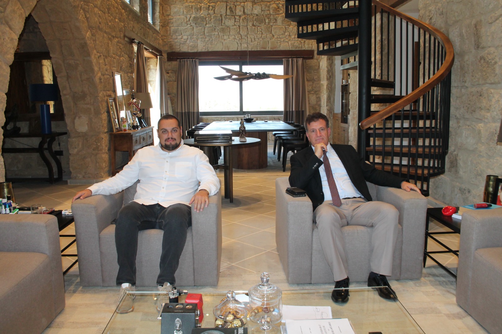 Bayındırlık ve Ulaştırma Bakanı Erhan Arıklı, Bahçeşehir Kıbrıs Üniversitesi’ni ziyaret etti