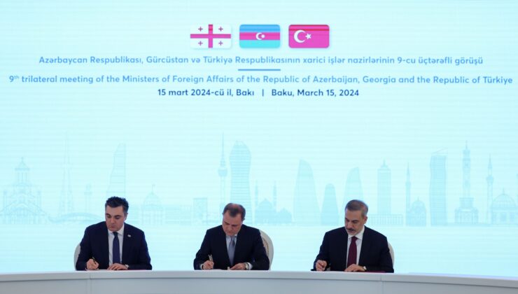 Türkiye, Azerbaycan, Gürcistan Üçlü Dışişleri Bakanları 9. Toplantısı yapıldı