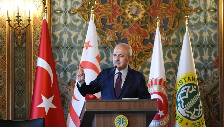 TBMM Başkanı Kurtulmuş: Türkiye’nin Doğu Akdeniz’de fiziki bir üs olan Kıbrıs’tan vazgeçmesi asla düşünülemez